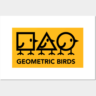 Geometric Birds Posters and Art